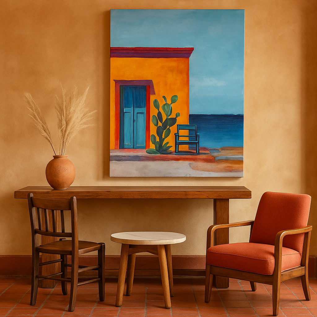 CUADRO DE ARTE SOL MEXICANO II