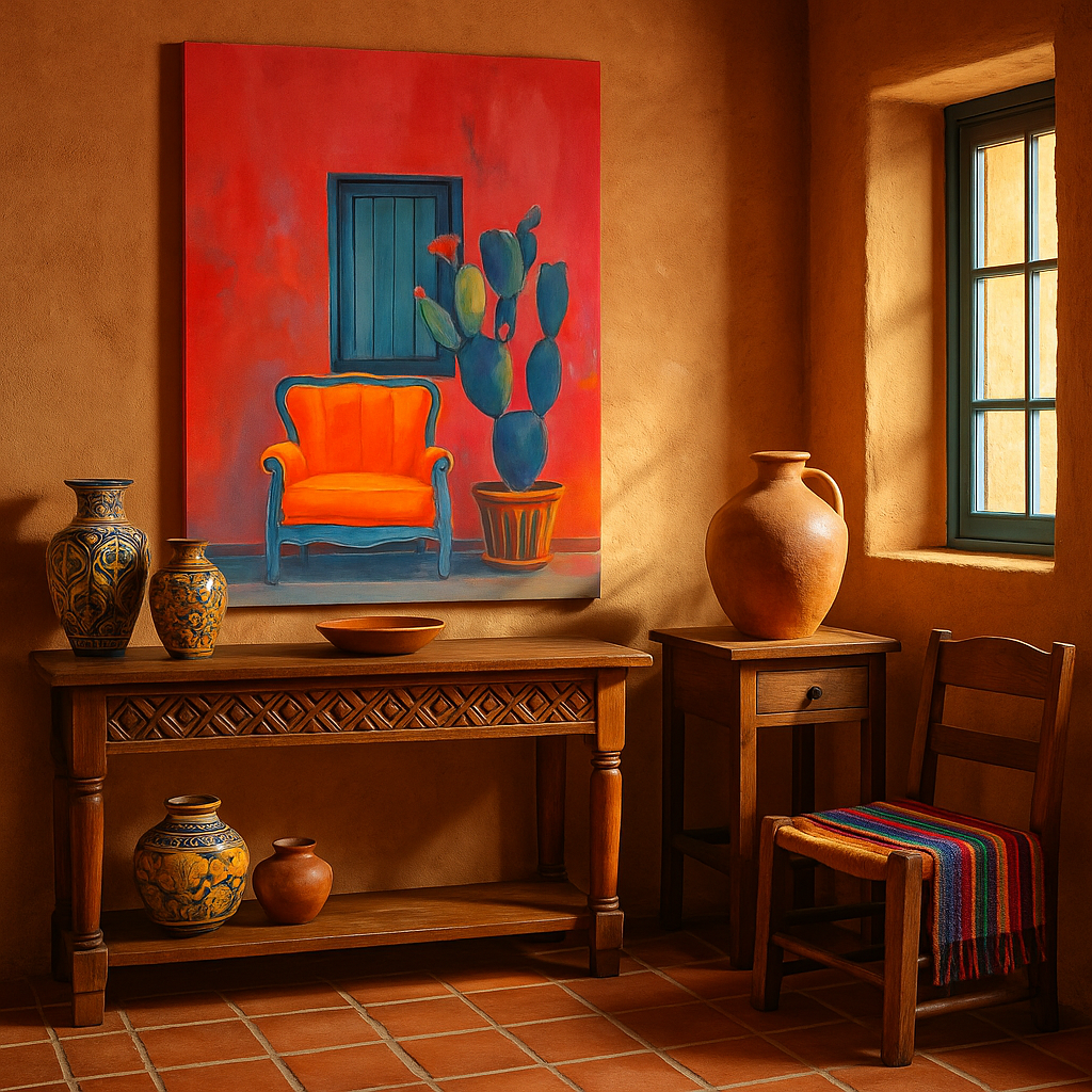 CUADRO DE ARTE SOL MEXICANO I