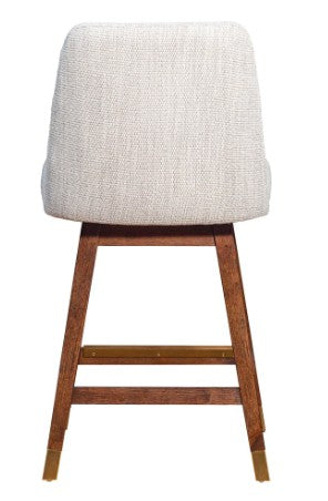 TABURETE GIRATORIO AMELIA BEIGE