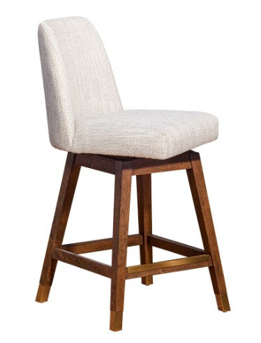 TABURETE GIRATORIO AMELIA BEIGE