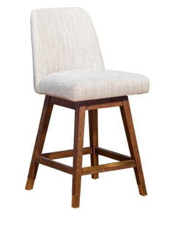 TABURETE GIRATORIO AMELIA BEIGE