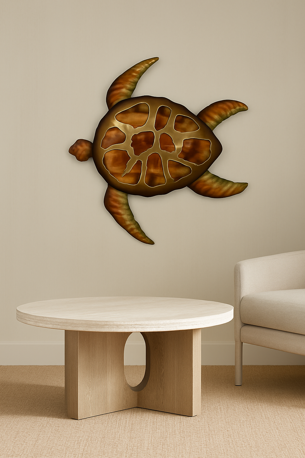 ESCULTURA DE TORTUGA