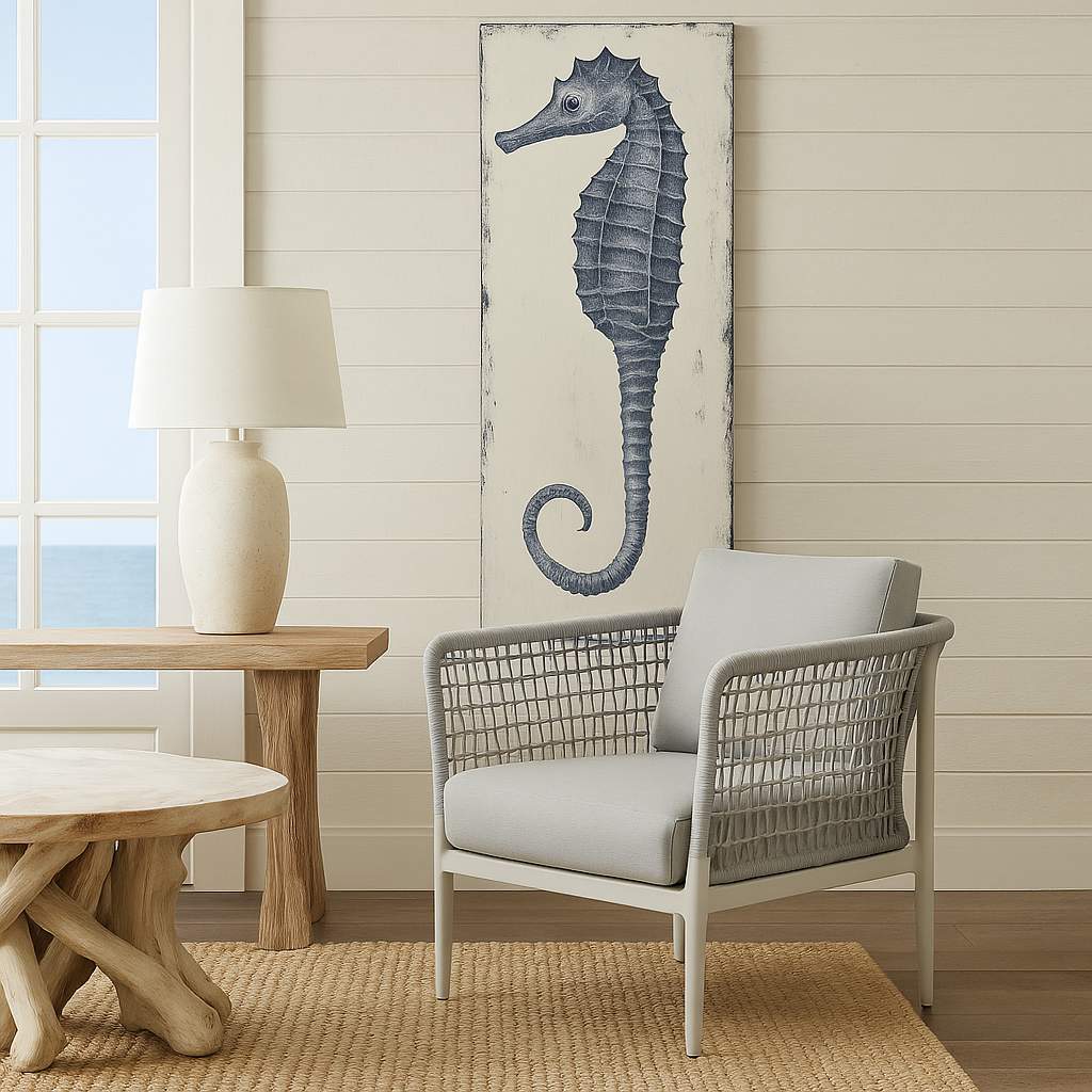 CUADRO DE ARTE CABALLO MARINO II