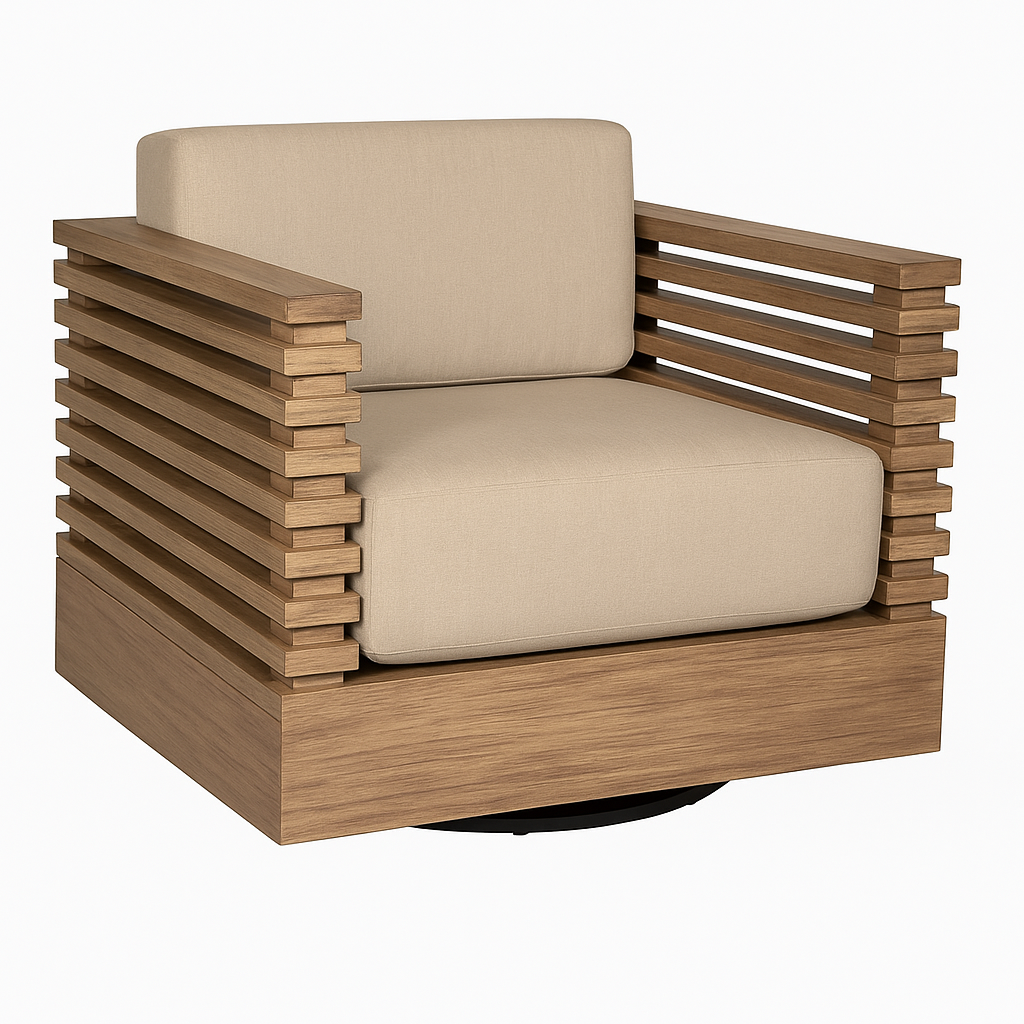 SILLÓN GIRATORIO DE EXTERIOR AURA