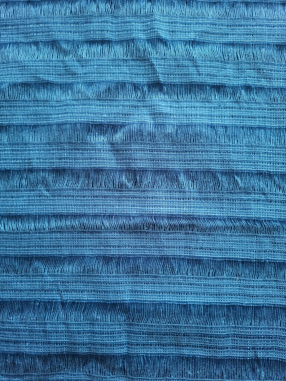 CAMINO AZUL BRILLANTE DE TELAR