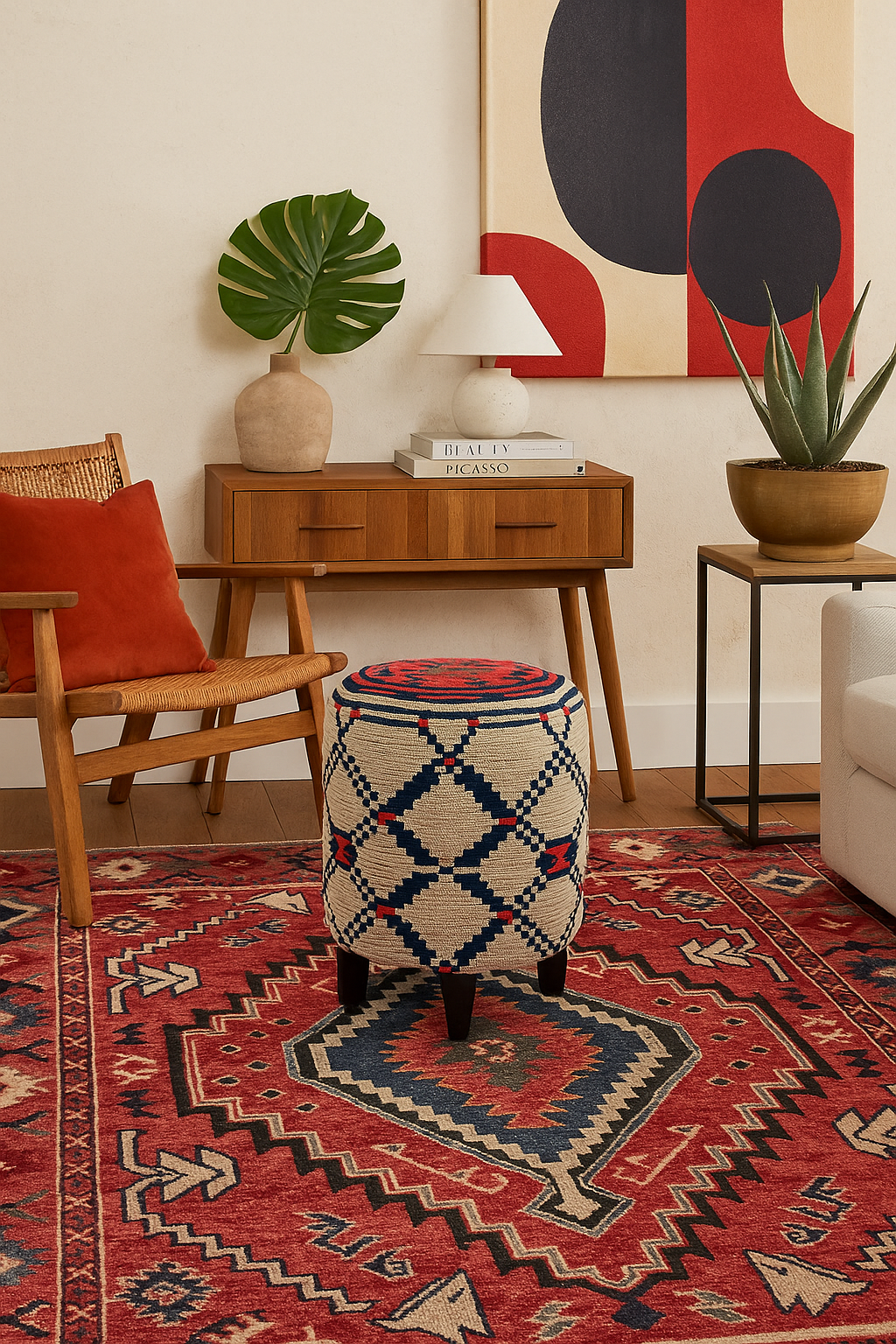 PUFF WAYUU BORDADO COLORES