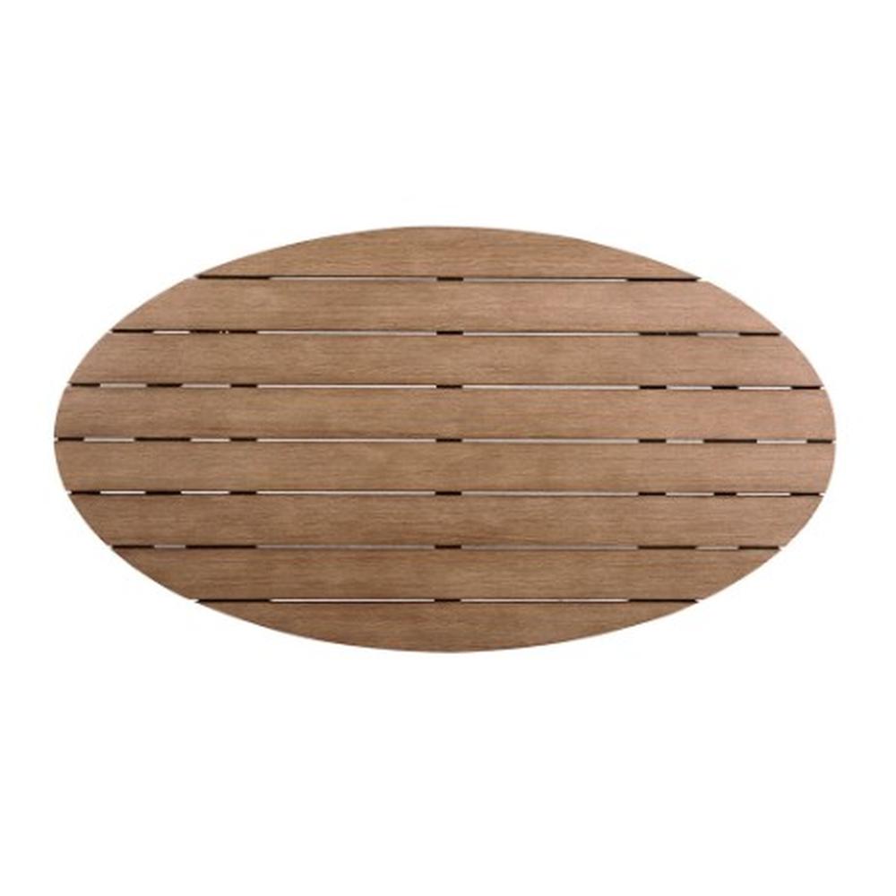 MESA DE CENTRO OVALADA VARONA