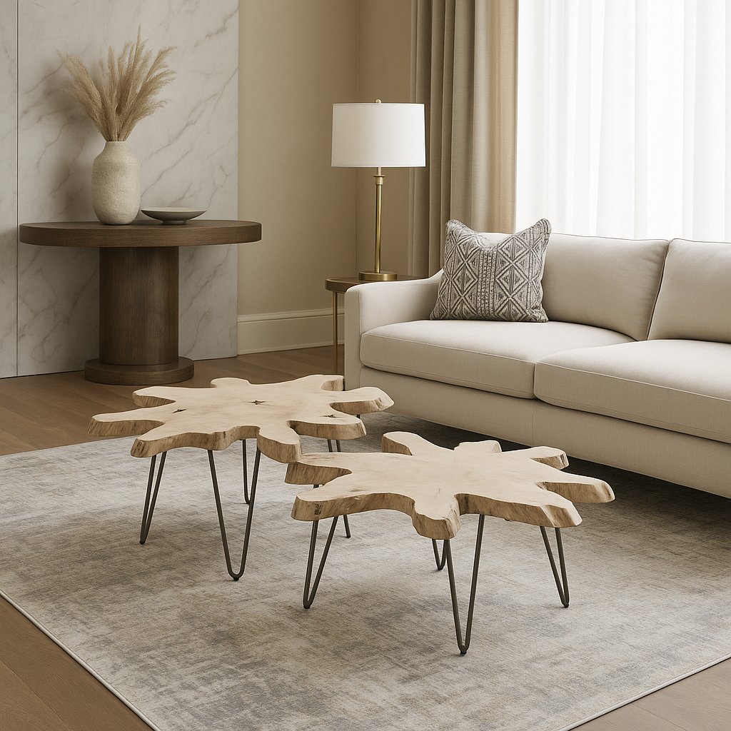 SET DE MESAS DE CENTRO NATIVA