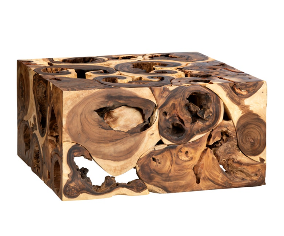 MESA DE CENTRO CUBE SCULPTED