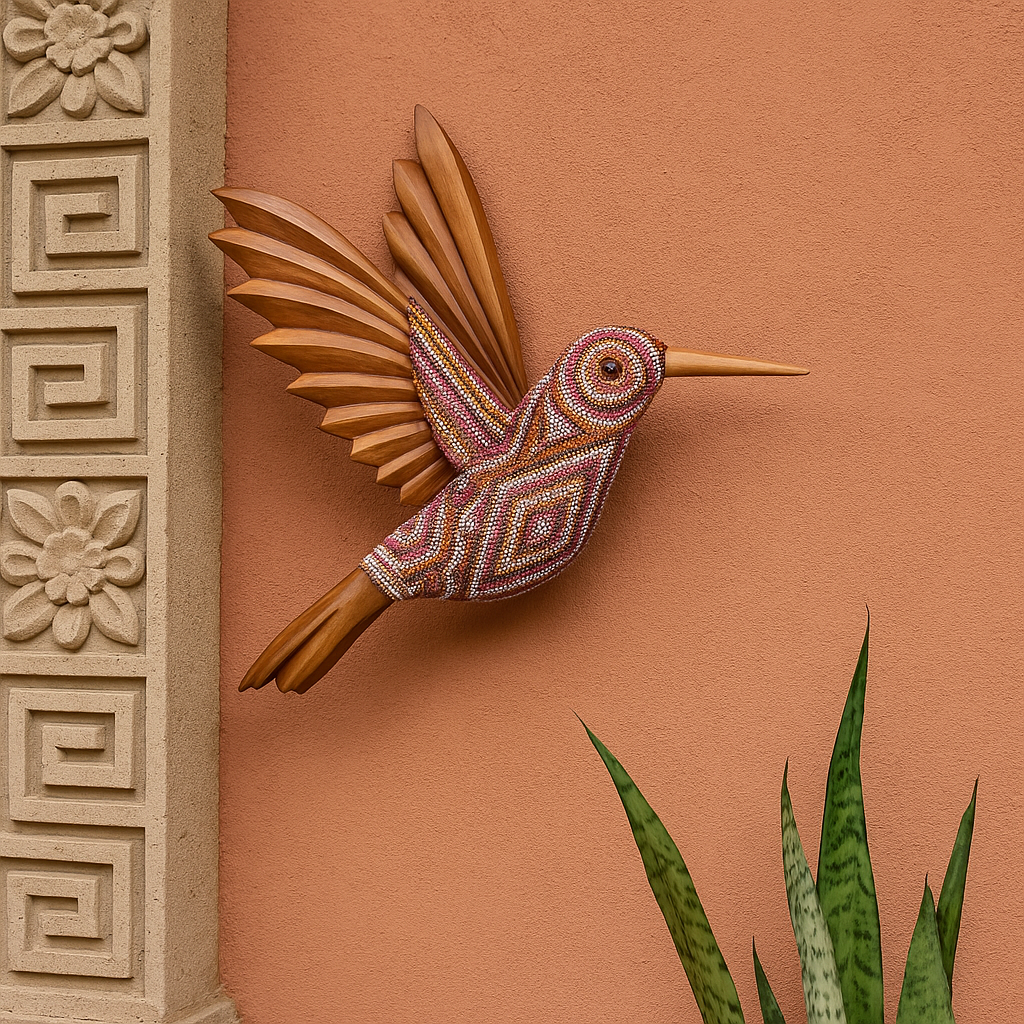 COLIBRÍ DE PARED CHICO REHILETE