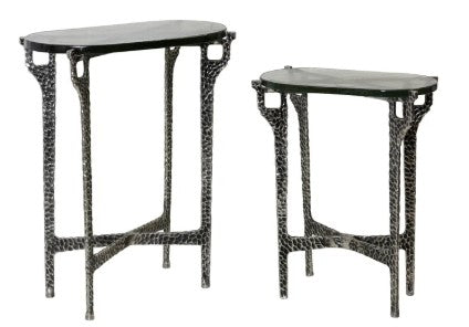 HAMMARED NESTED SIDE TABLE